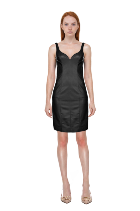 Outfit vlogo signature slingback pumps and pinko dress