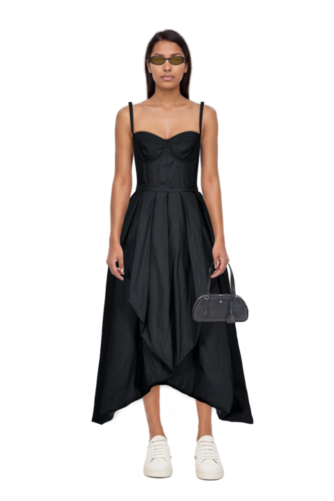 Outfit medium friday curved tote bag and oval-frame sunglasses