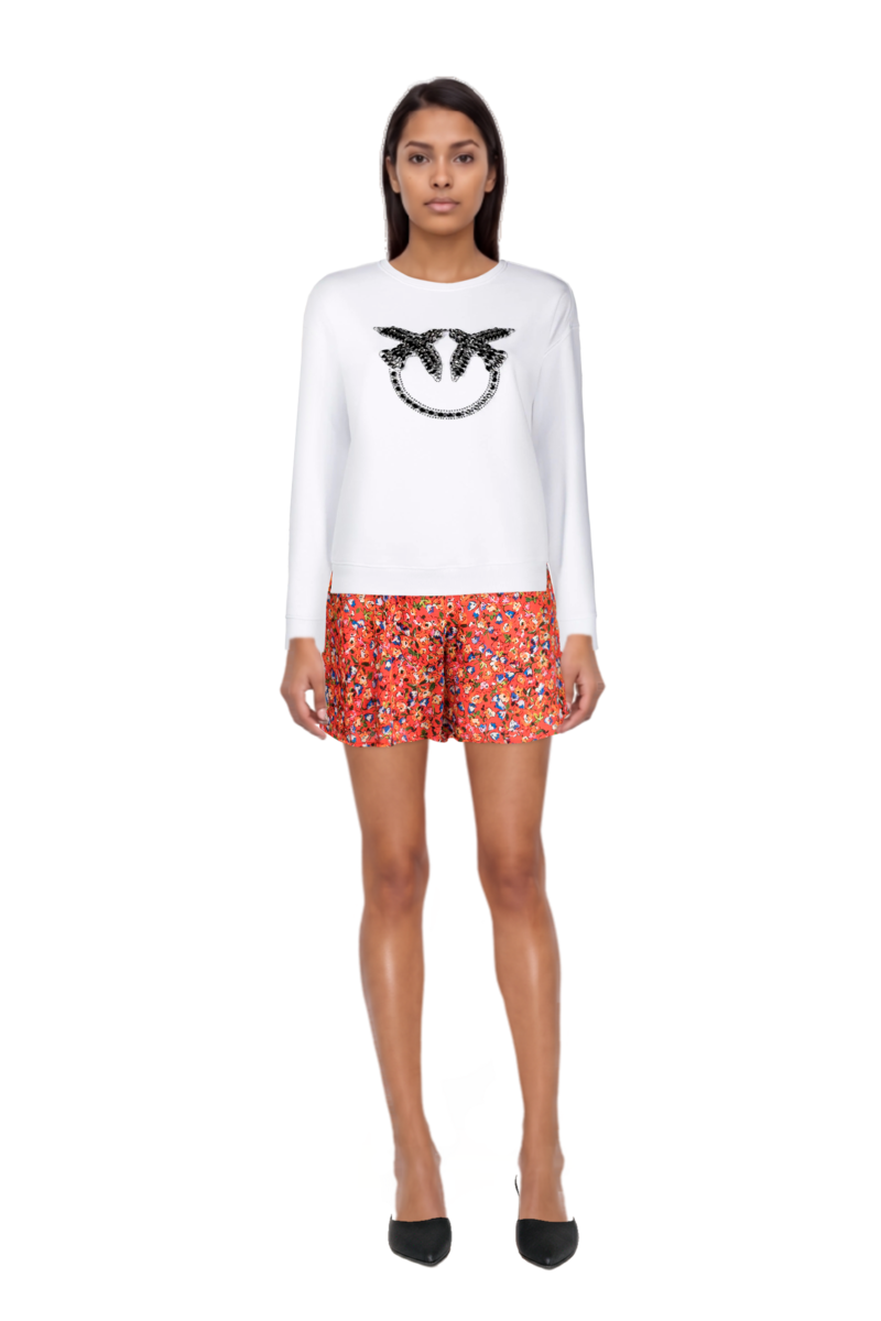Outfit le cœur pointed-toe mules and pinko shorts