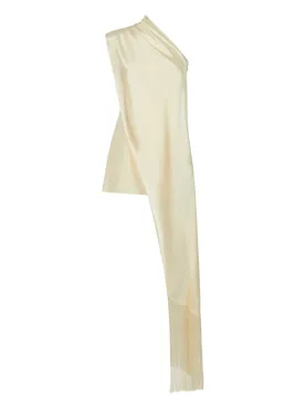 Taller Marmo Berenson draped fringe dress