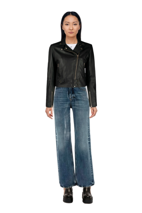 Outfit cotton jeans and pinko sweatshirt