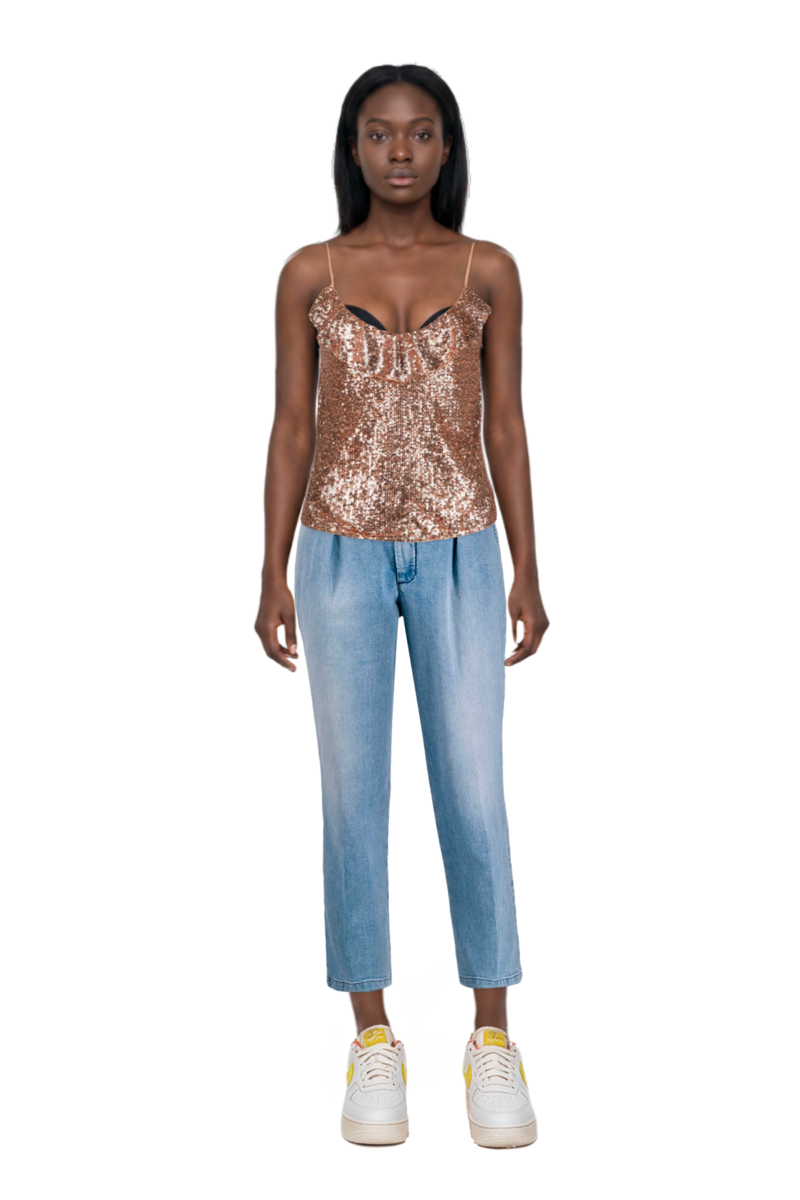 Outfit air force 1 '07 lx "white/phantom/pearl white/yell" sneakers and pinko top