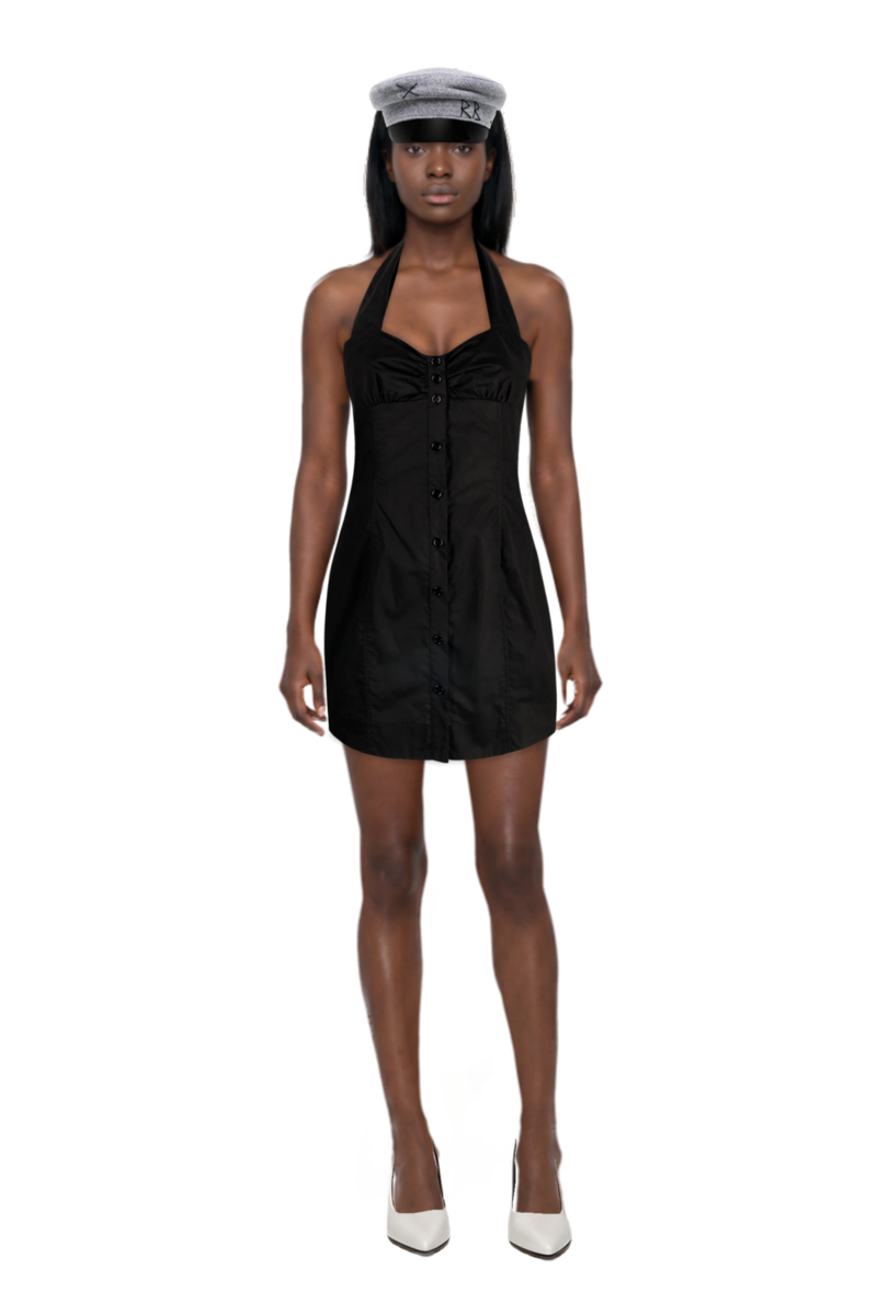 Outfit fame leather pumps and pinko dress