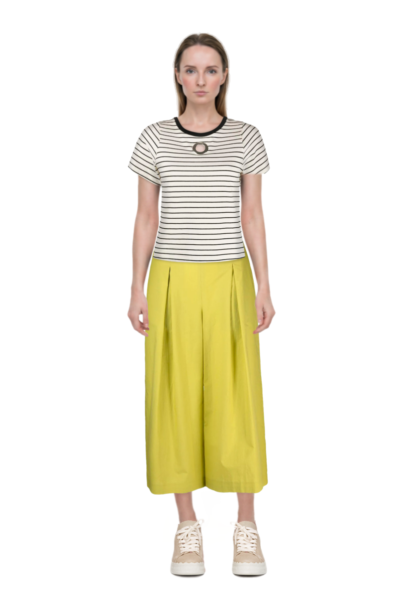 Outfit pinko t-shirt and pinko culottes