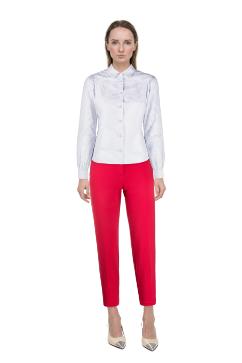 Outfit cassandre-plaque pumps and pinko shirt
