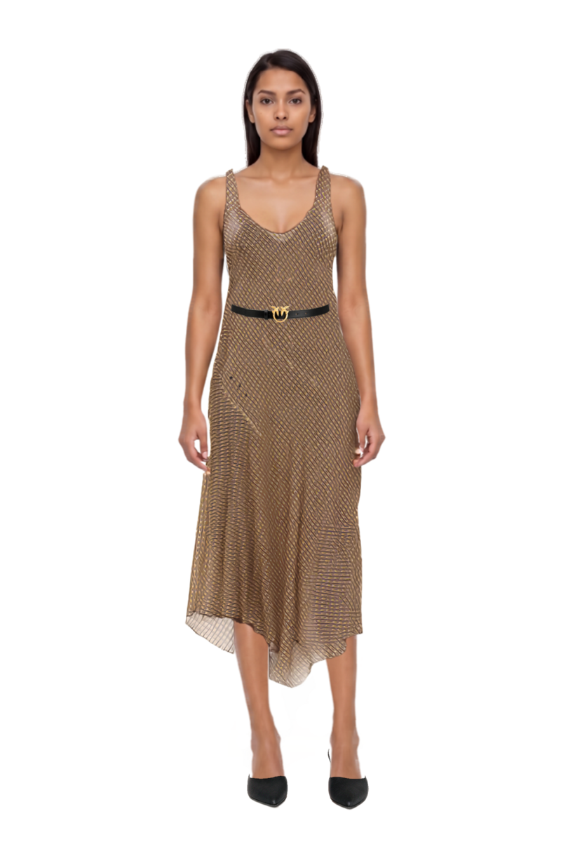 Outfit le cœur pointed-toe mules and cooper layered midi dress