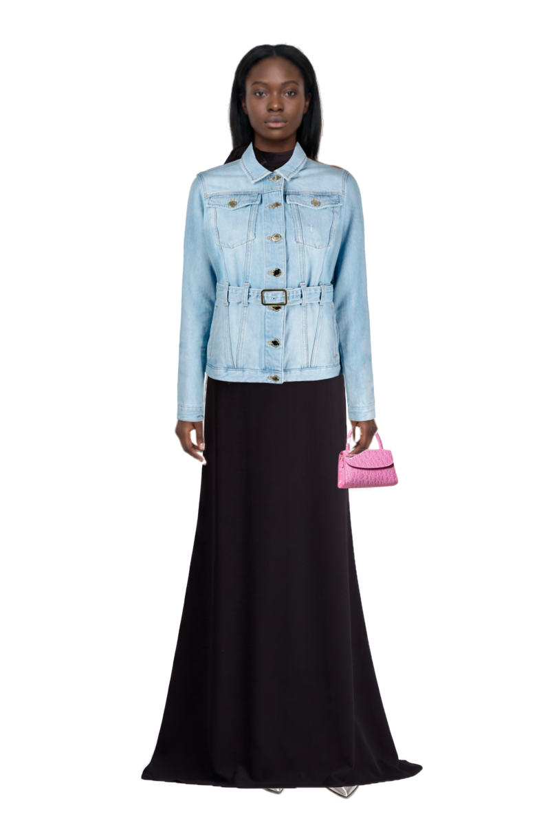 Outfit cassandre-plaque pumps and sleeveless dress