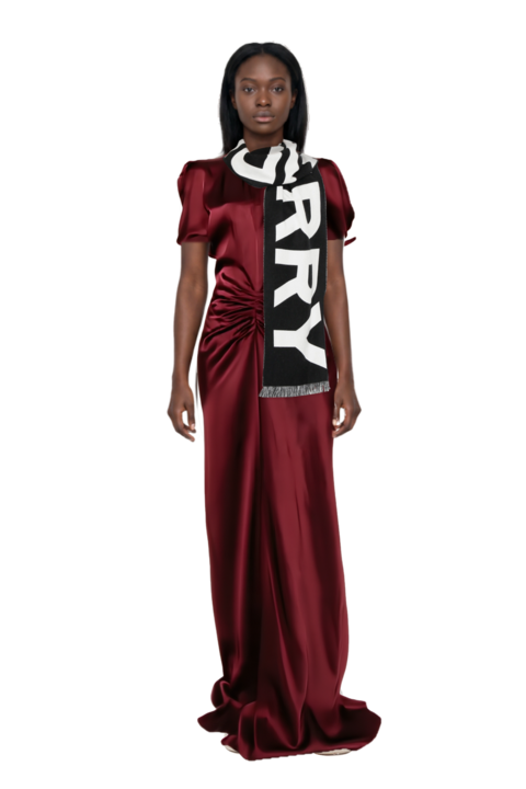 Outfit gathered maxi dress and air force 1 '07 lx "white/phantom/pearl white/yell" sneakers