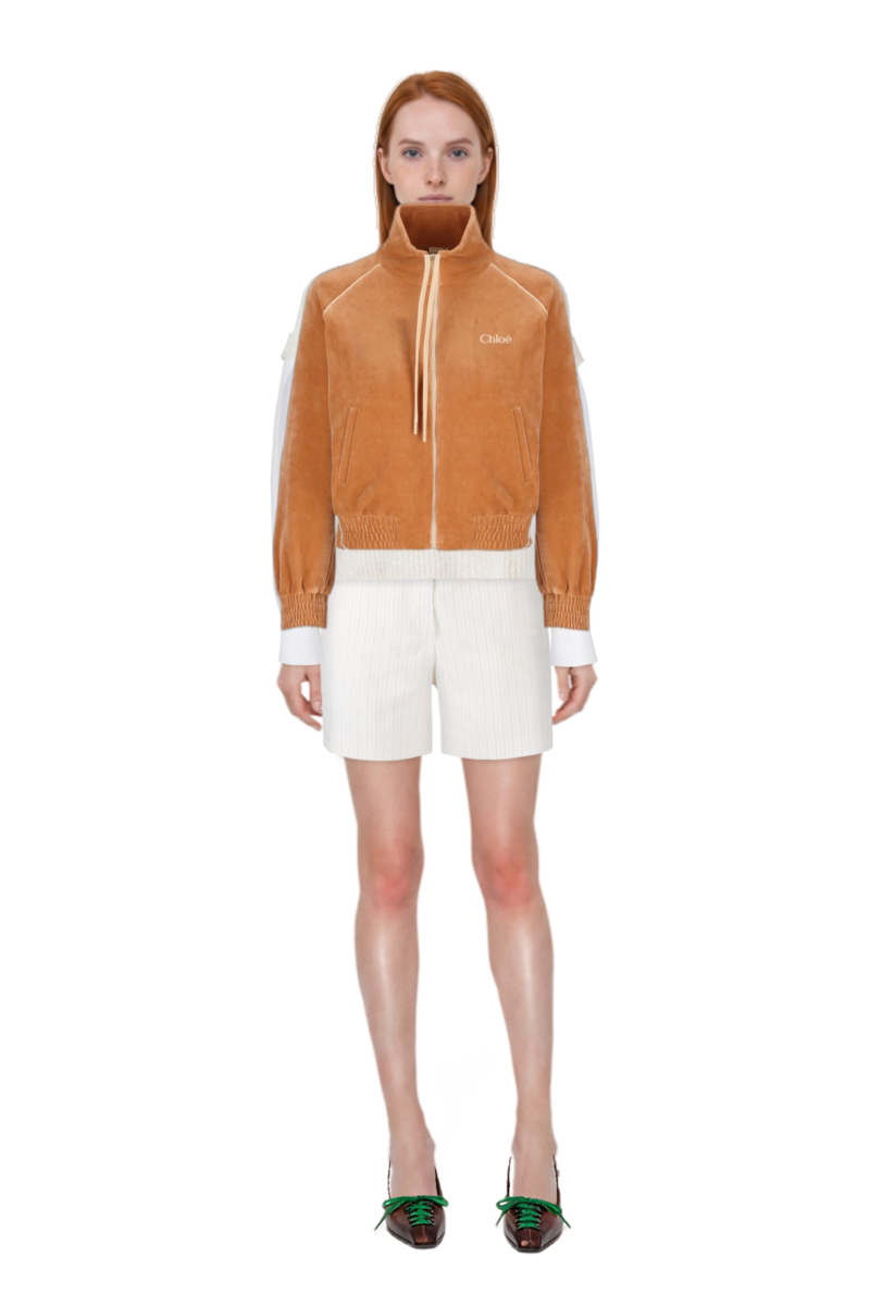 Outfit lace-up pointed-toe pumps and logo-embroidered velvet sweater