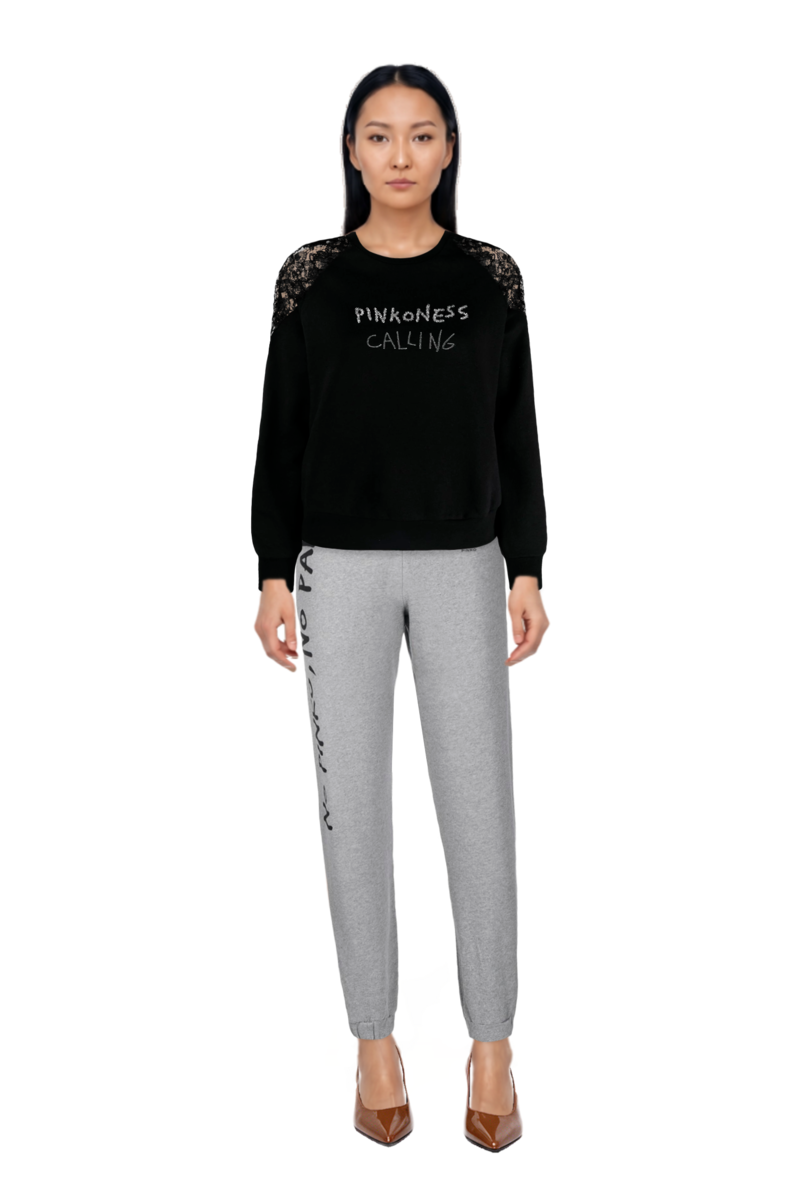 Outfit 80mm vrushali pumps and pinko sweatshirt