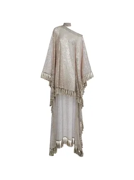 Taller Marmo Trebbia Disco fringed kaftan dress