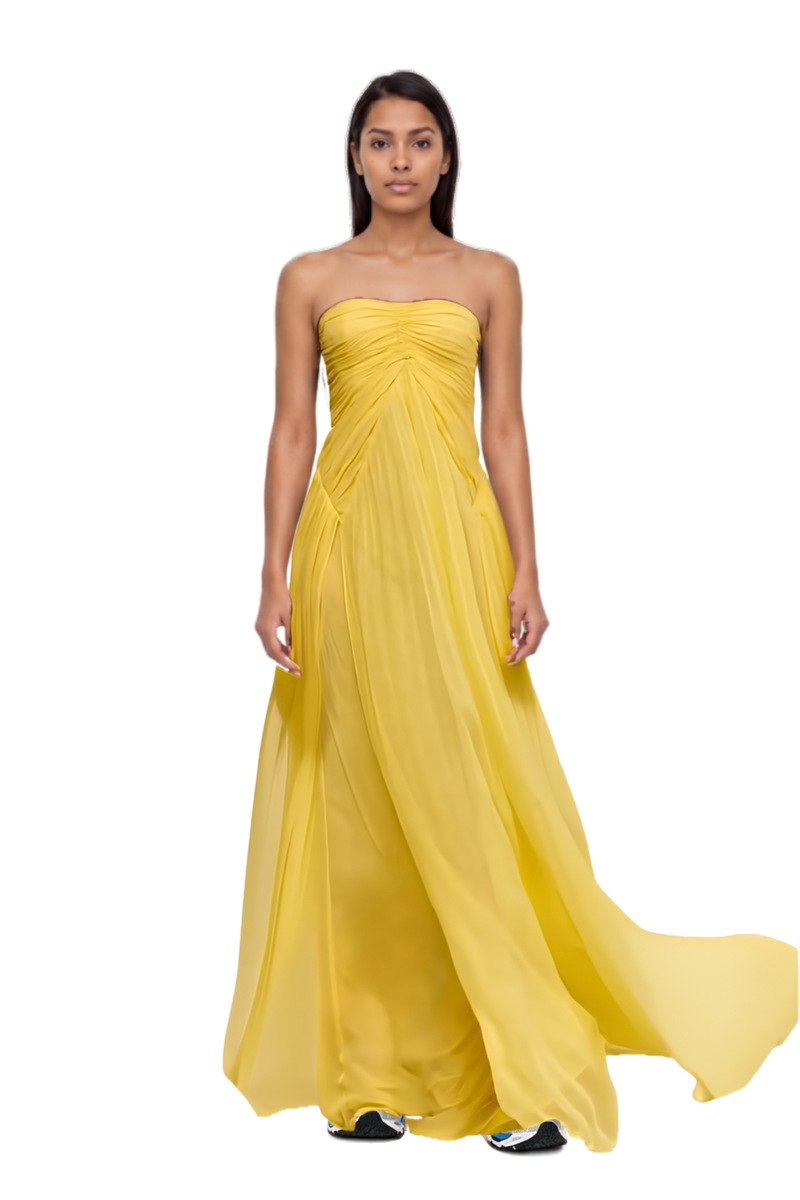 Outfit wave prophecy 1 sneakers and ritz gathered gown