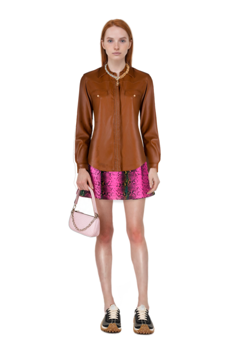 Outfit pinko shirt and mesh mirage sneakers