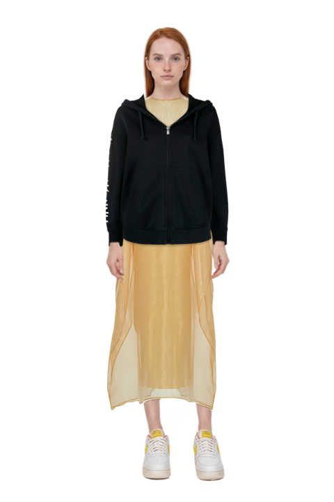 Outfit sphinx dress and air force 1 '07 lx "white/phantom/pearl white/yell" sneakers