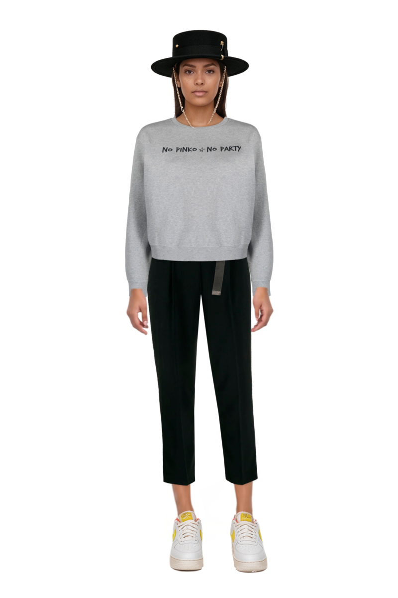 Outfit pinko sweatshirt and air force 1 '07 lx "white/phantom/pearl white/yell" sneakers