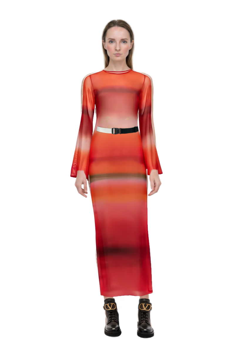 Outfit nora bell-sleeve cover up and 23 trouser belt