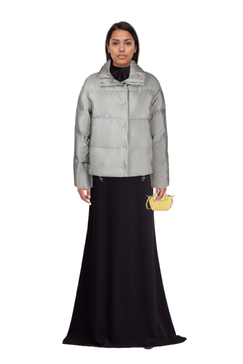 Outfit lace-up pointed-toe pumps and le pliage xtra xs handbag