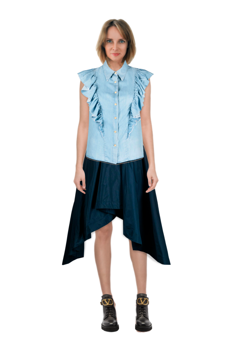 Outfit pinko юбка and pinko рубашка
