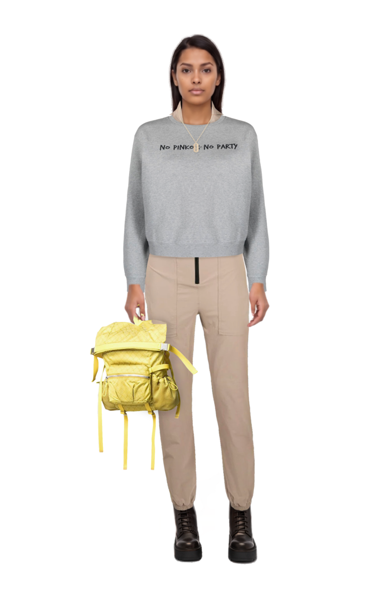 Outfit 23 tracksuit and pinko sweatshirt