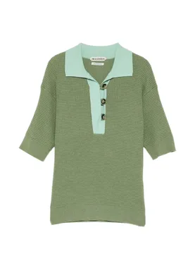 JW Anderson waffle-knit short-sleeve sweater