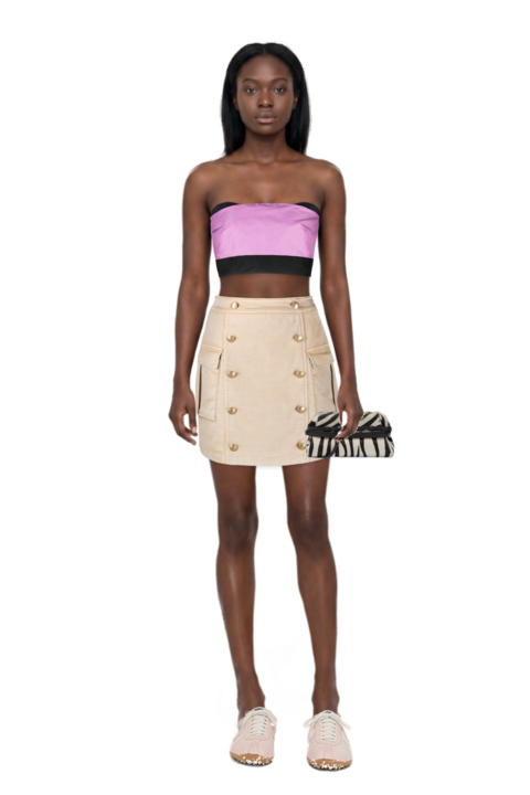 Outfit x jacquemus moon shoe sneakers and zebra-print leather clutch bag