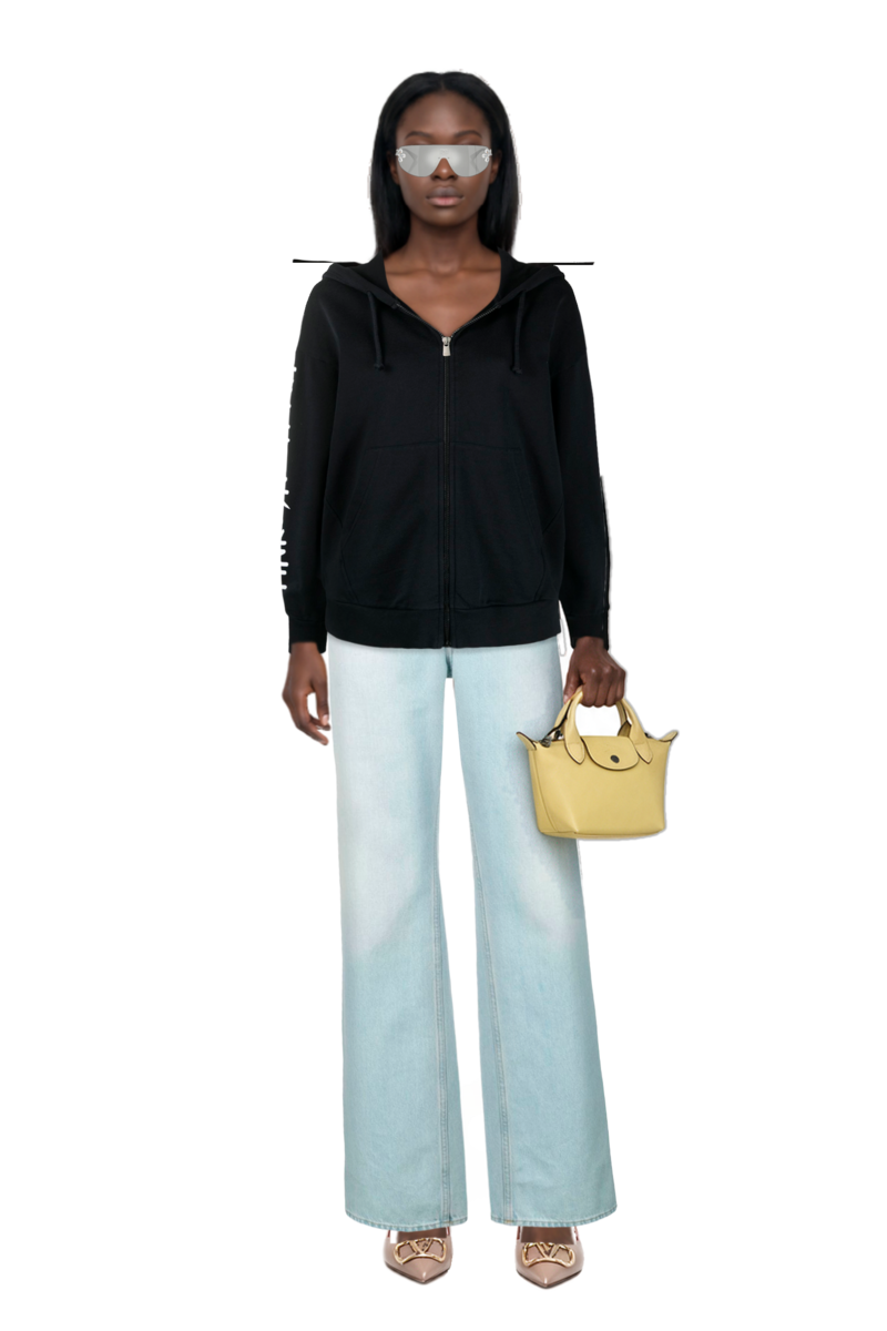 Outfit vlogo signature slingback pumps and crystal-embellished geometric-frame sunglasses
