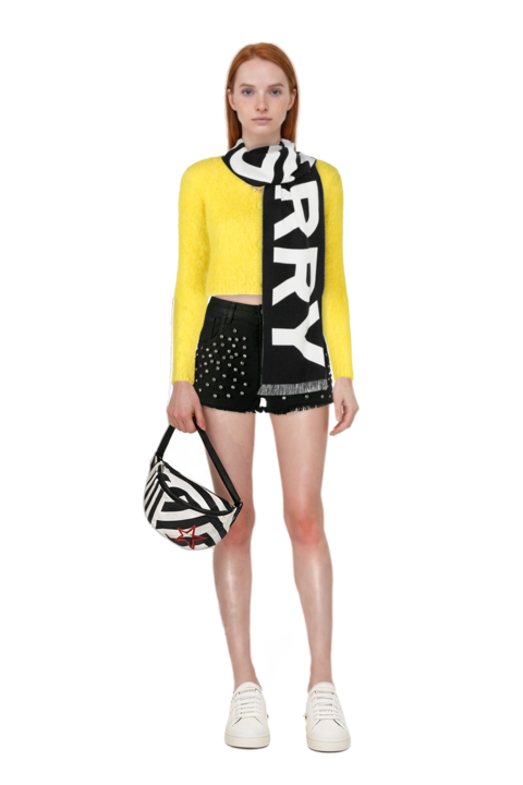 Outfit pinko cardigan and pinko shorts