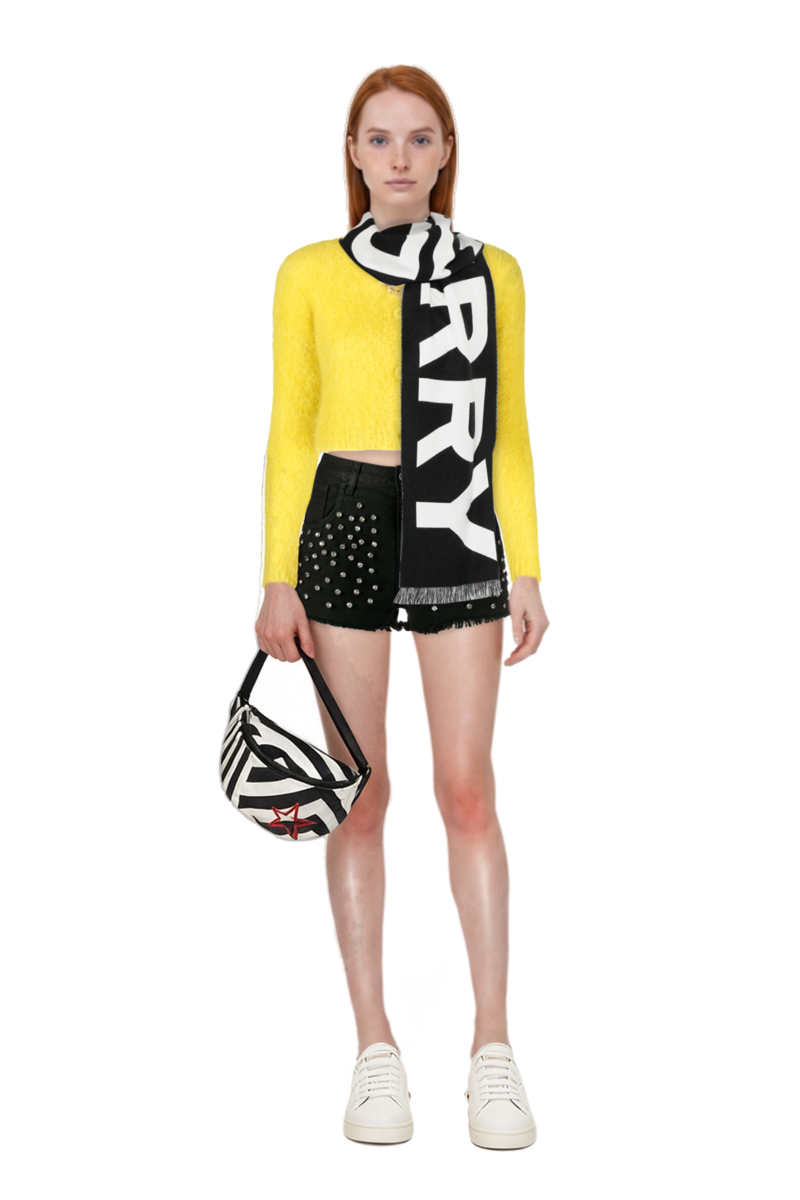 Outfit pinko cardigan and pinko shorts