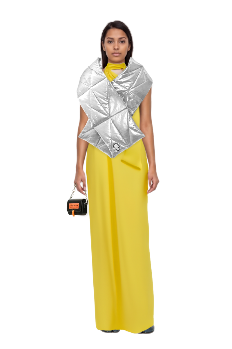 Outfit astor halterneck maxi dress and tabi ballet flats