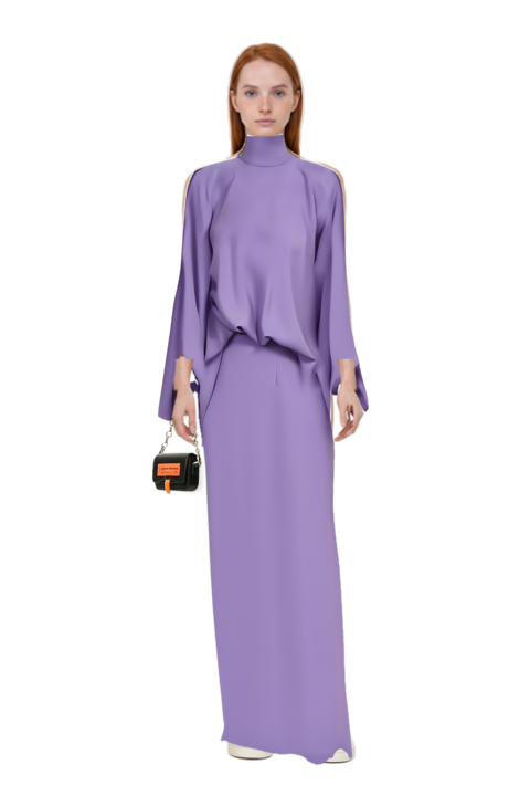 Outfit bacall  high neck dress and 23 bag