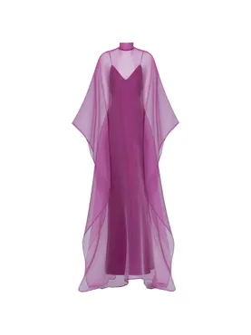 Taller Marmo Sphinx high-neck kaftan dress