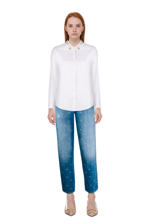 Outfit vlogo signature slingback pumps and pinko t-shirt