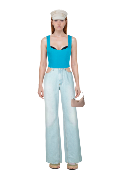 Outfit ball star sneakers and re-edition 2005 nubuck and saffiano leather mini-bag