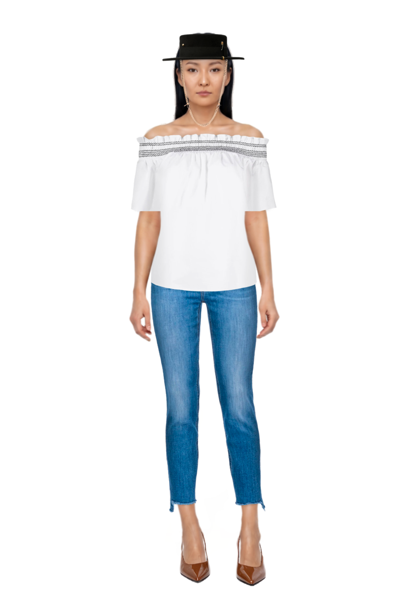 Outfit 80mm vrushali pumps and pinko blouse