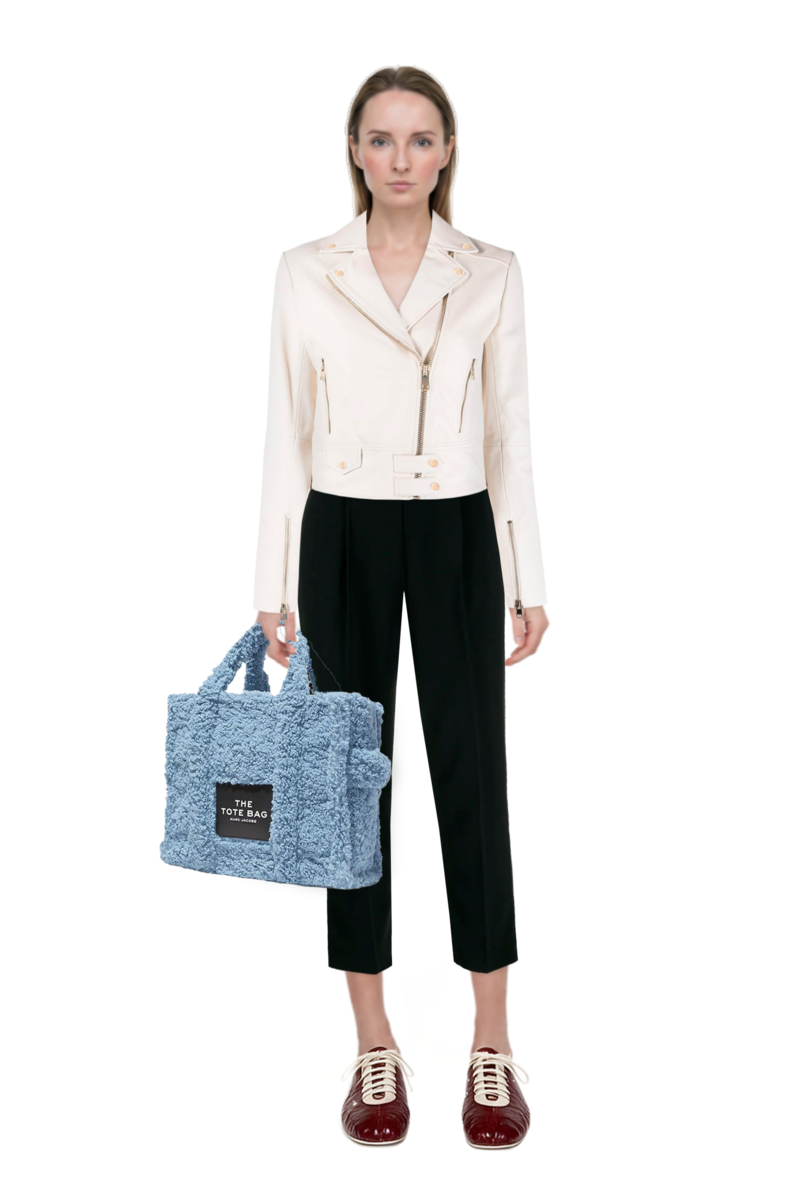 Outfit pinko top and leren leather ballerina sneakers