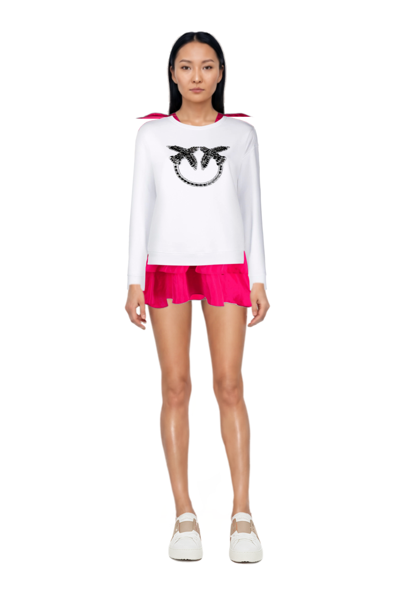 Outfit pinko sweatshirt and pinko sundress