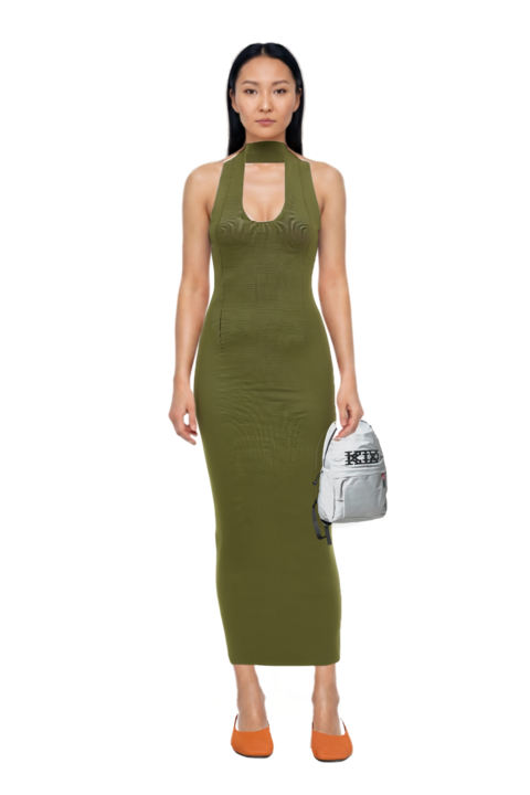Outfit mahi dress and 23 backpack
