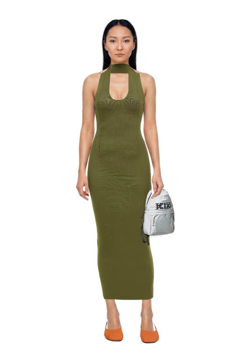 Outfit mahi dress and 23 backpack