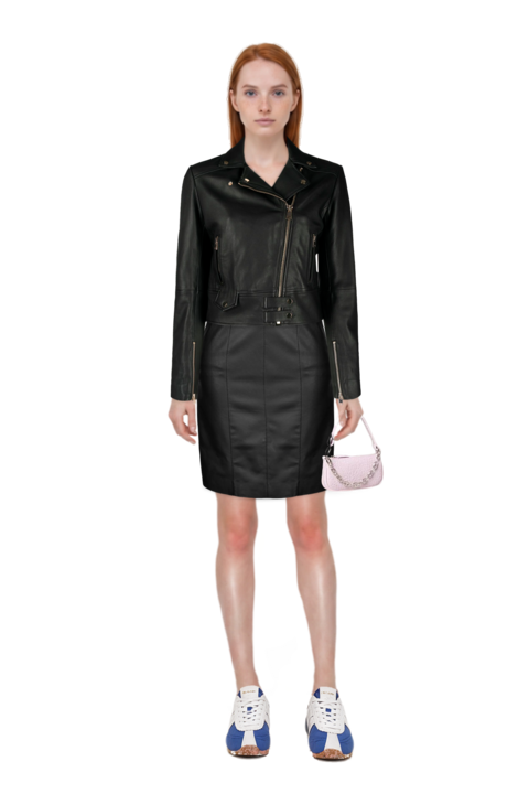 Outfit the 400 bleecker runner sneakers and pinko dress