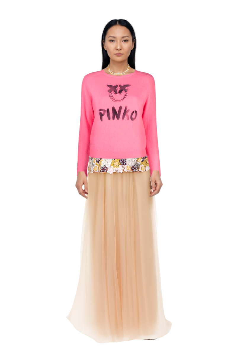 Outfit thia floral-embroidered strapless maxi dress and air force 1 '07 lx "white/phantom/pearl white/yell" sneakers