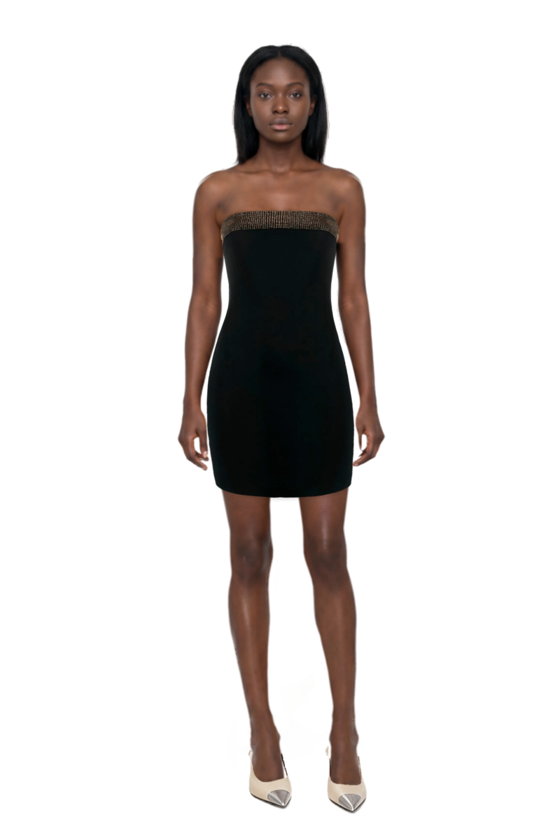 Outfit cassandre-plaque pumps and pinko dress