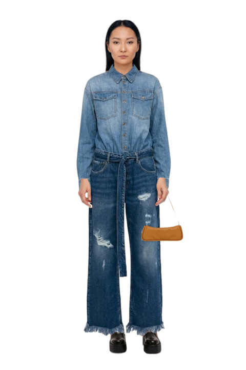 Outfit looong m shoulder bag and pinko jumpsuit