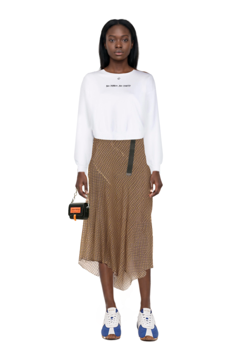Outfit cooper layered midi dress and the 400 bleecker runner sneakers
