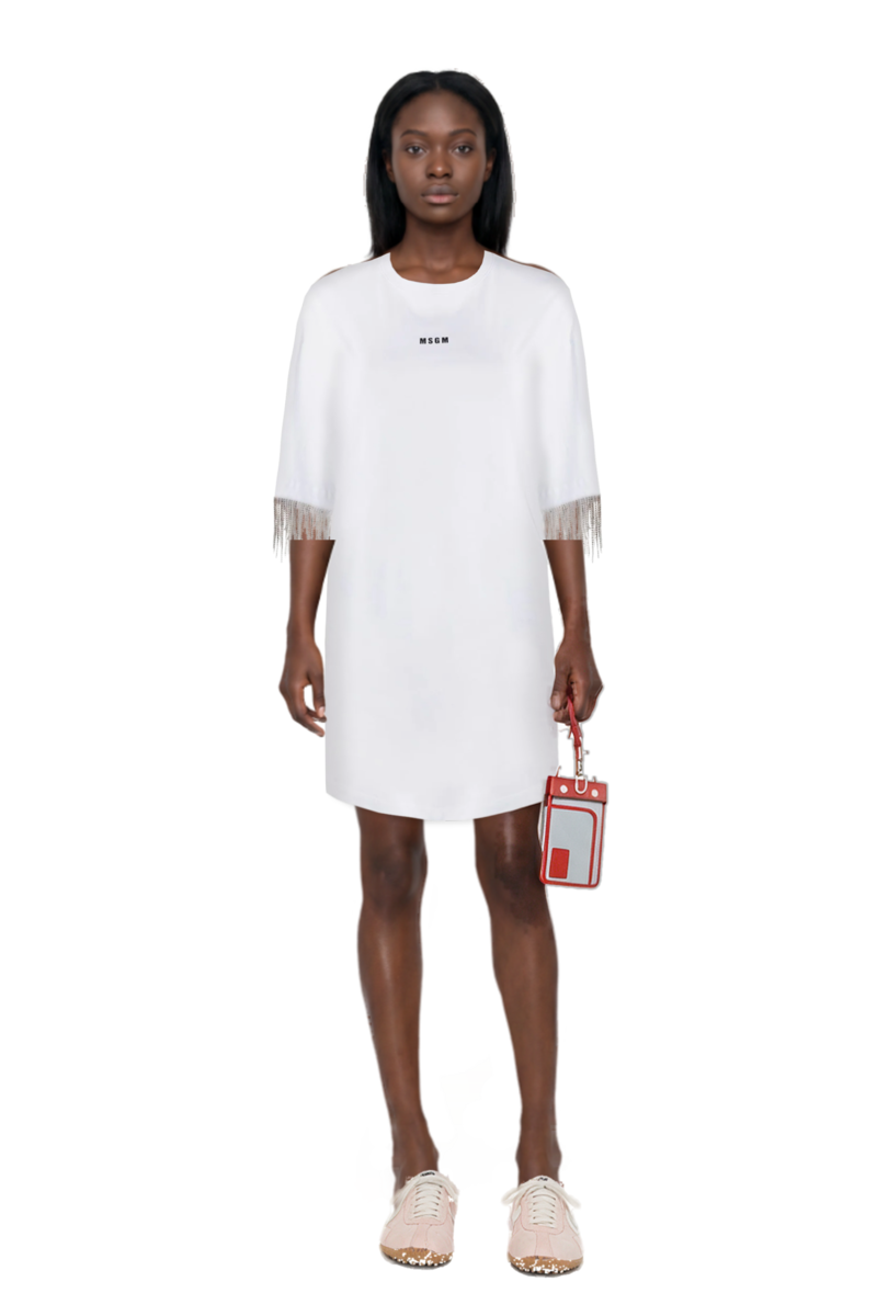 Outfit x jacquemus moon shoe sneakers and 23 dress