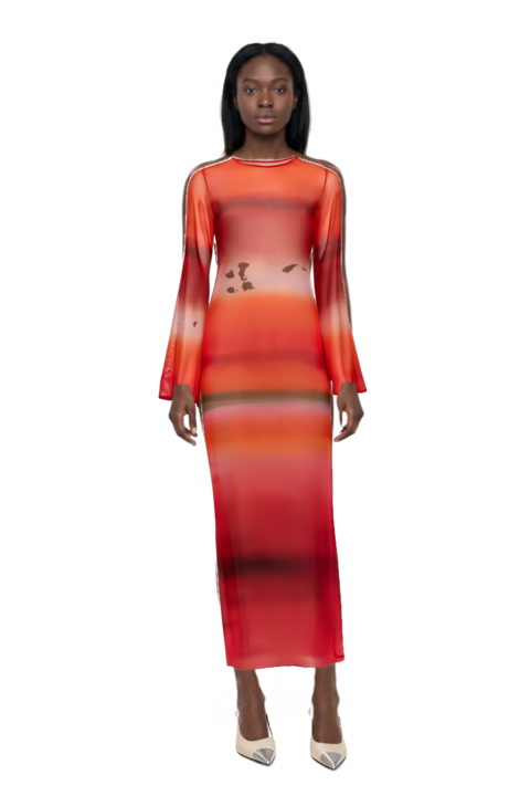Outfit cassandre-plaque pumps and nora bell-sleeve cover up