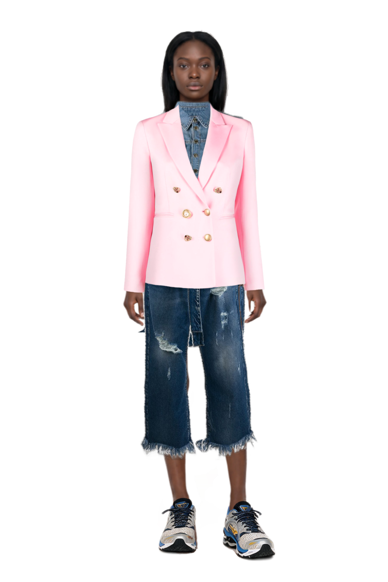 Outfit wave prophecy 1 sneakers and pinko blazer