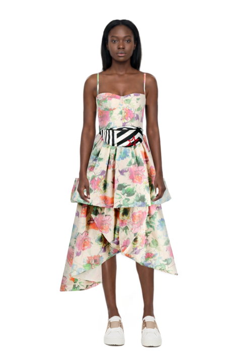 Outfit pinko sundress and 23 bag