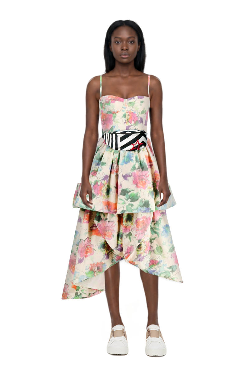 Outfit pinko sundress and 23 bag