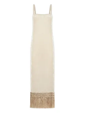 Taller Marmo Agrigento Disco sequin fringed midi dress