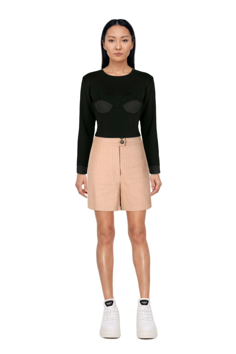 Outfit pinko bermuda shorts and 23 top